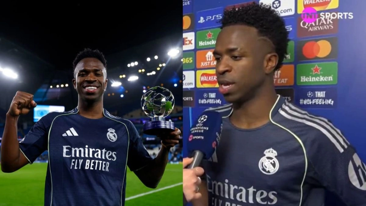 Vini Jr explica motivo de repetir ‘comemoração do Flamengo’