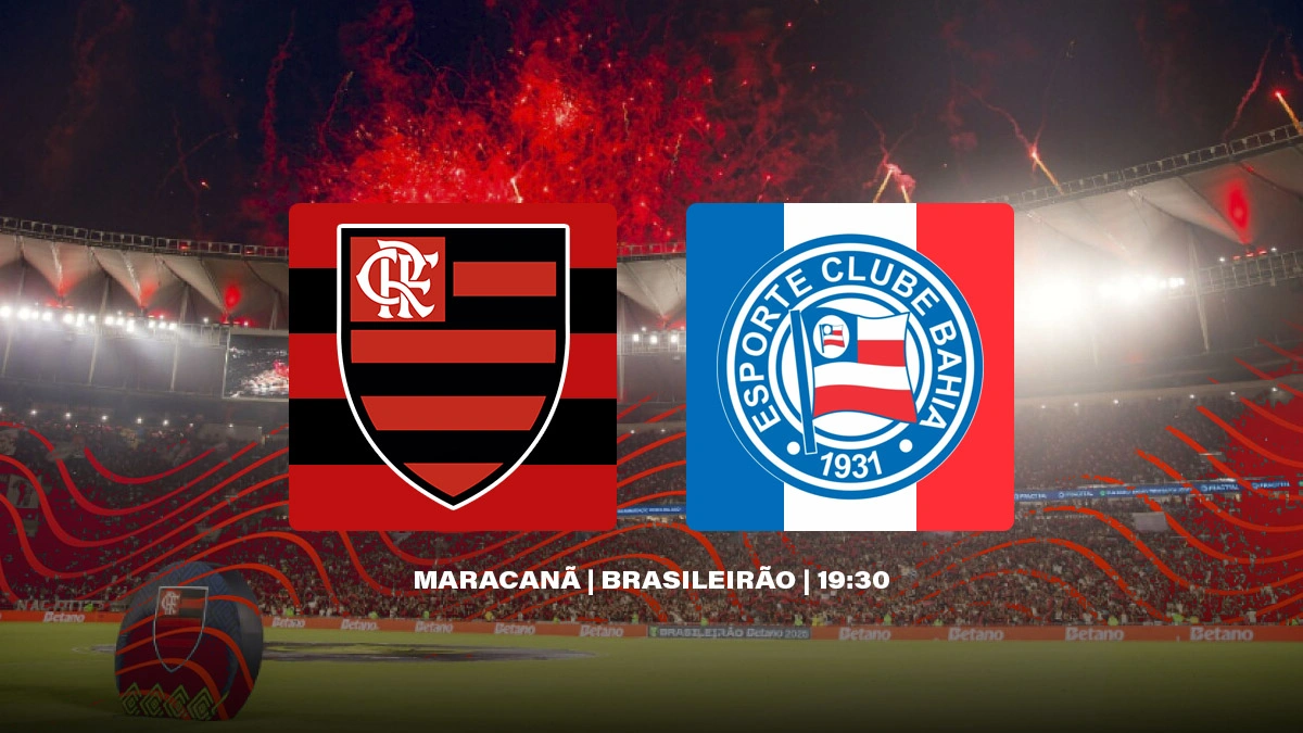 Jogo ao vivo, escalações, onde assistir e mais: saiba tudo sobre jogo do Flamengo x Bahia, pelo Brasileirão