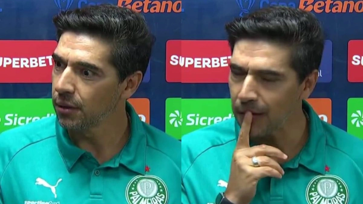 Abel Ferreira, do Palmeiras, ironiza arbitragem de jogo do Fla