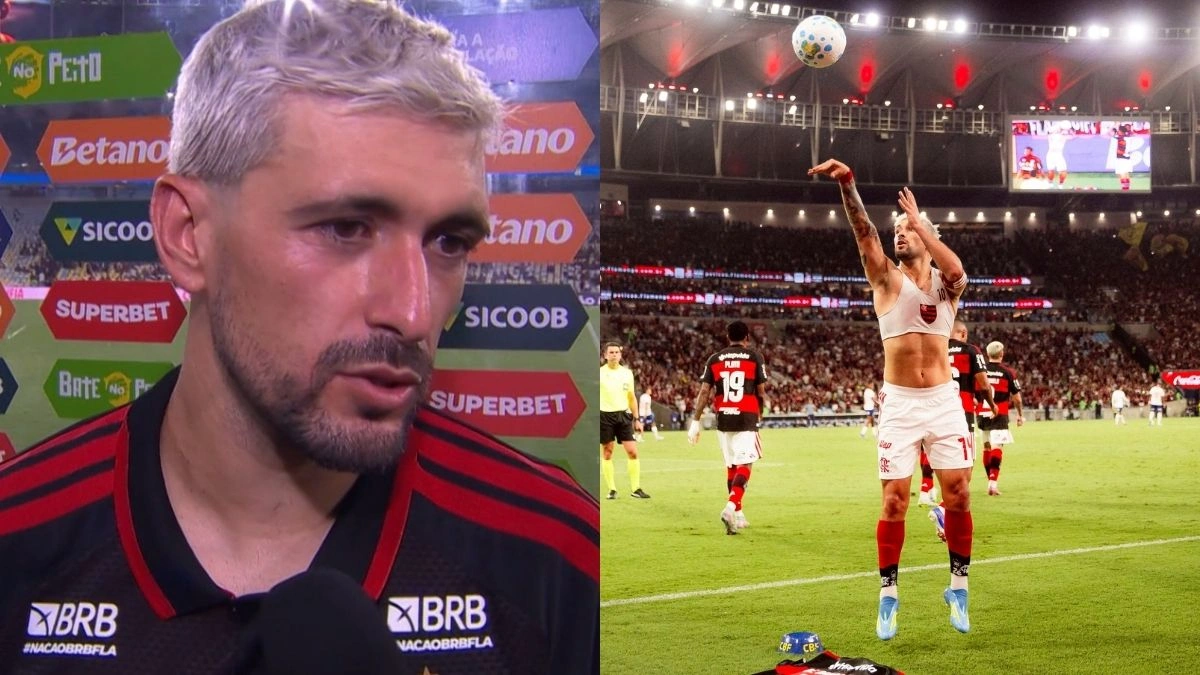 Arrascaeta explica homenagem a Oscar Schmidt e manda recado à família do ex-jogador