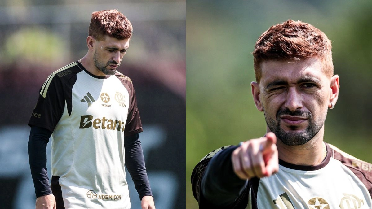 Arrascaeta surpreende e muda de visual antes de jogo do Flamengo x Cusco na Libertadores