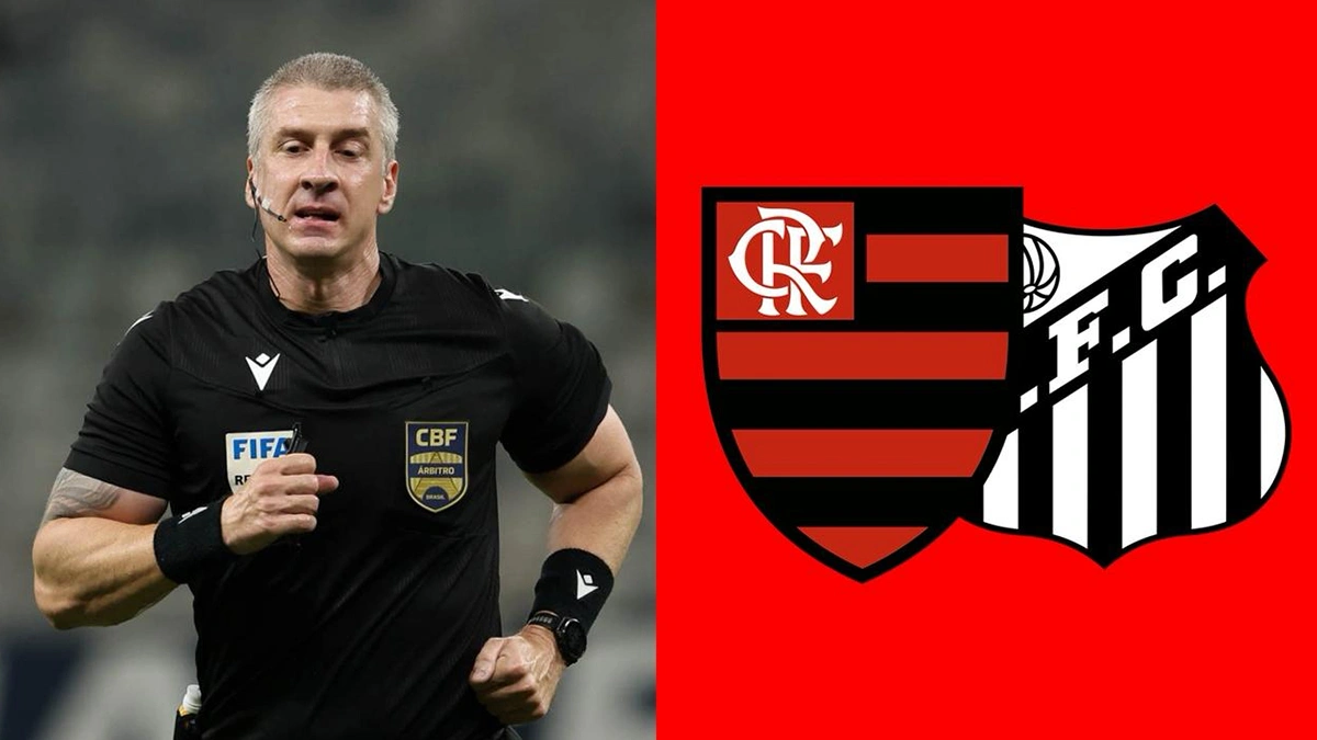 CBF define Anderson Daronco como árbitro de jogo do Flamengo x Santos, pelo Brasileirão