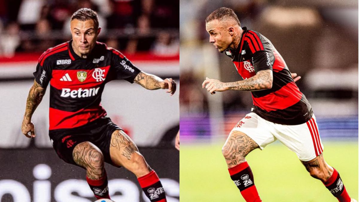 Cebolinha sofre lesão e está fora de jogo do Flamengo x Santos