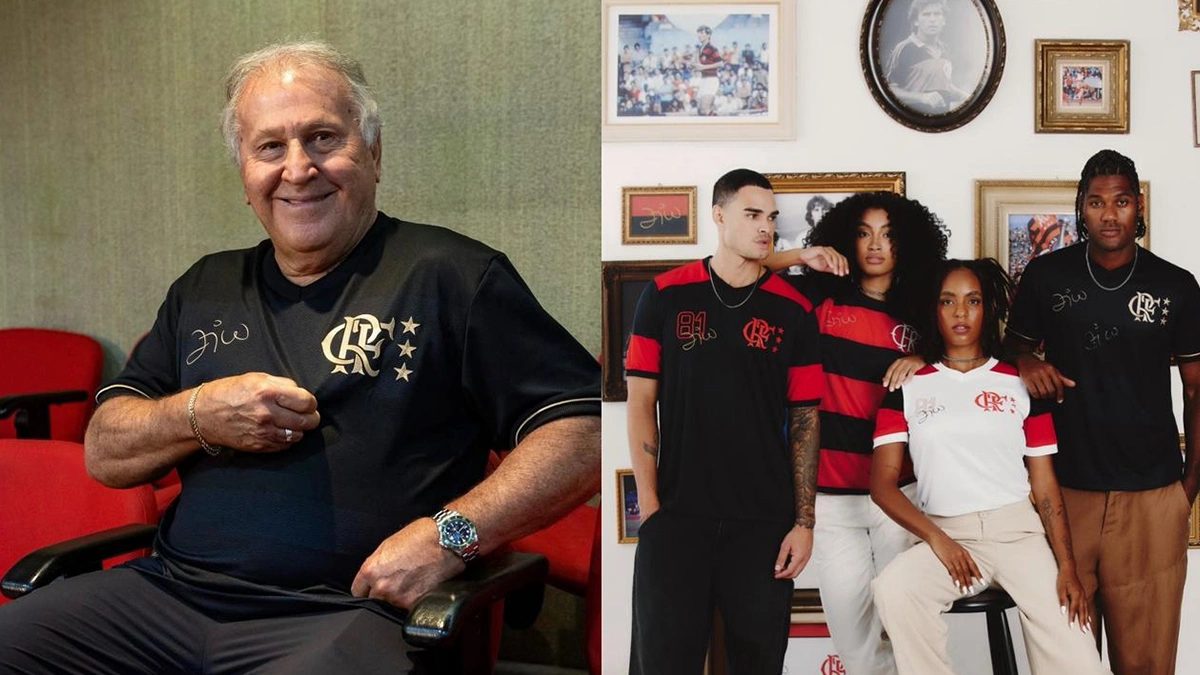 Coleção de camisas históricas de Zico completa 18 anos de lançamentos exclusivos