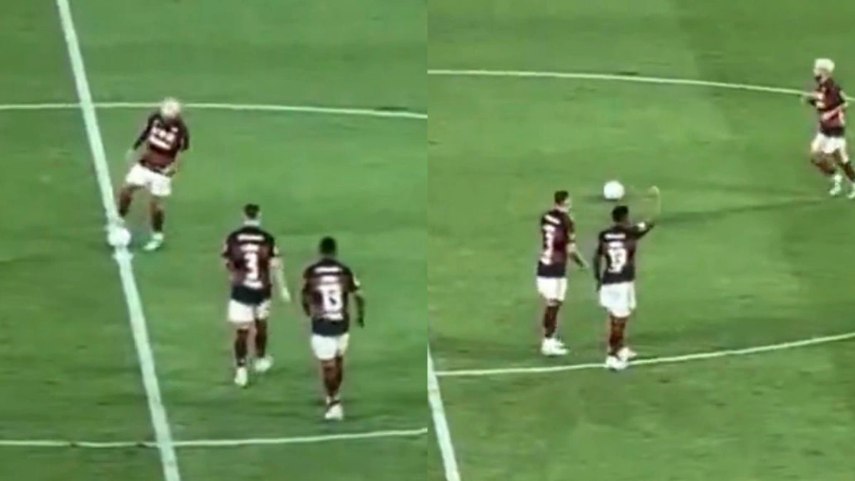 Danilo toma atitude surpreendente com elenco após gol de Pedro em jogo do Flamengo