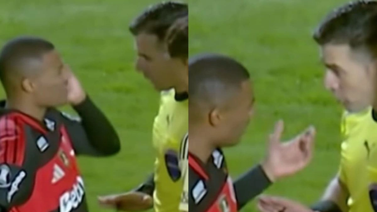 De La Cruz protagoniza cena bizarra em jogo do Flamengo