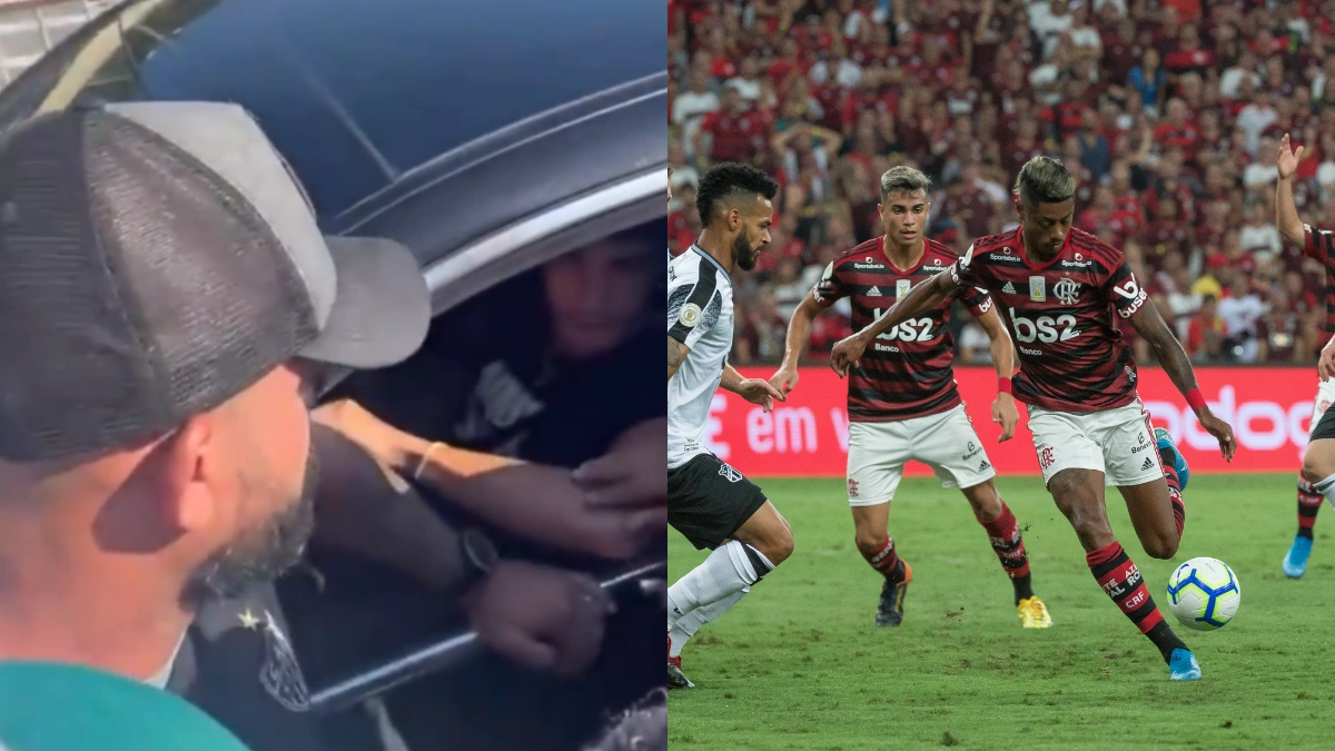 Ex-jogador do Flamengo toma ‘apavoro’ de torcedores em protesto no Atlético-MG