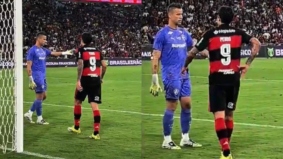 Fábio 'cobra' Pedro após golaço do atacante em jogo do Flamengo x Fluminense