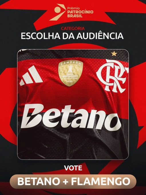 Flamengo concorre a prêmio contra Lady Gaga