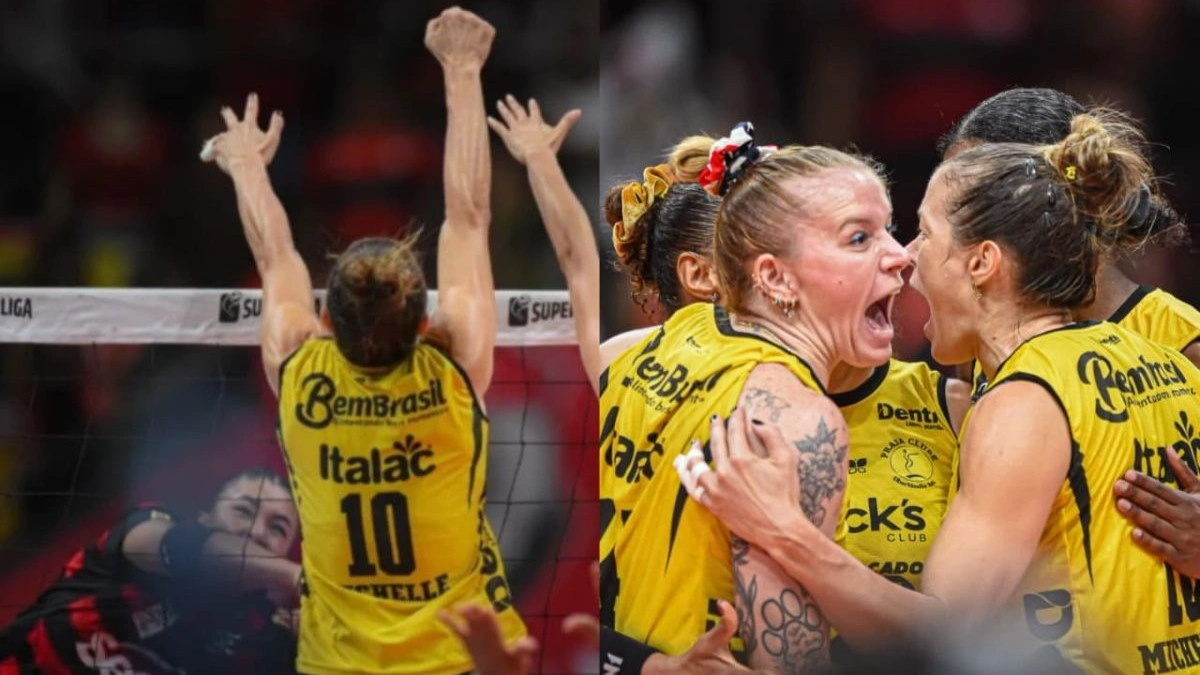 Flamengo luta, mas perde para o Praia na semi da Superliga