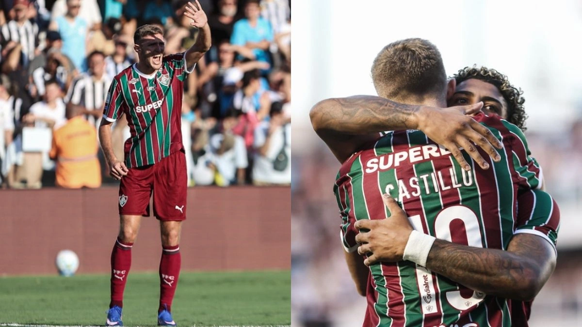 Fluminense vence Santos e passa Flamengo no Brasileirão