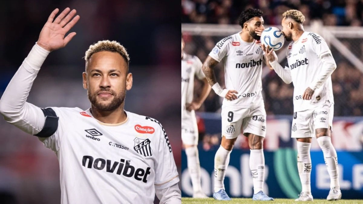 Gabigol e Neymar são dúvidas para jogo do Santos x Palmeiras