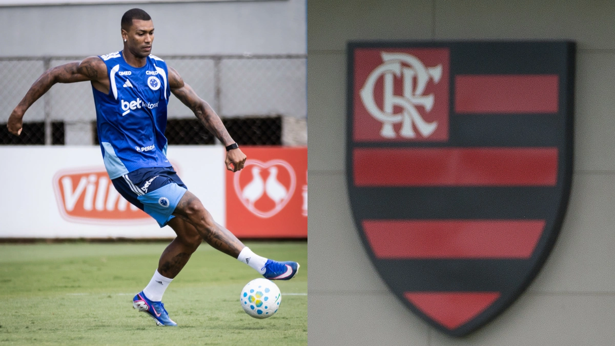 Jogador do Cruzeiro é afastado por promover bullying com ex-Flamengo