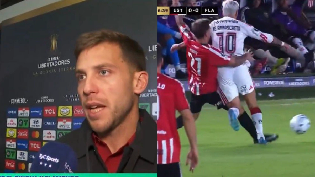 Jogador do Estudiantes conta versão de atitude com Arrascaeta: "Não foi tão grave assim..."