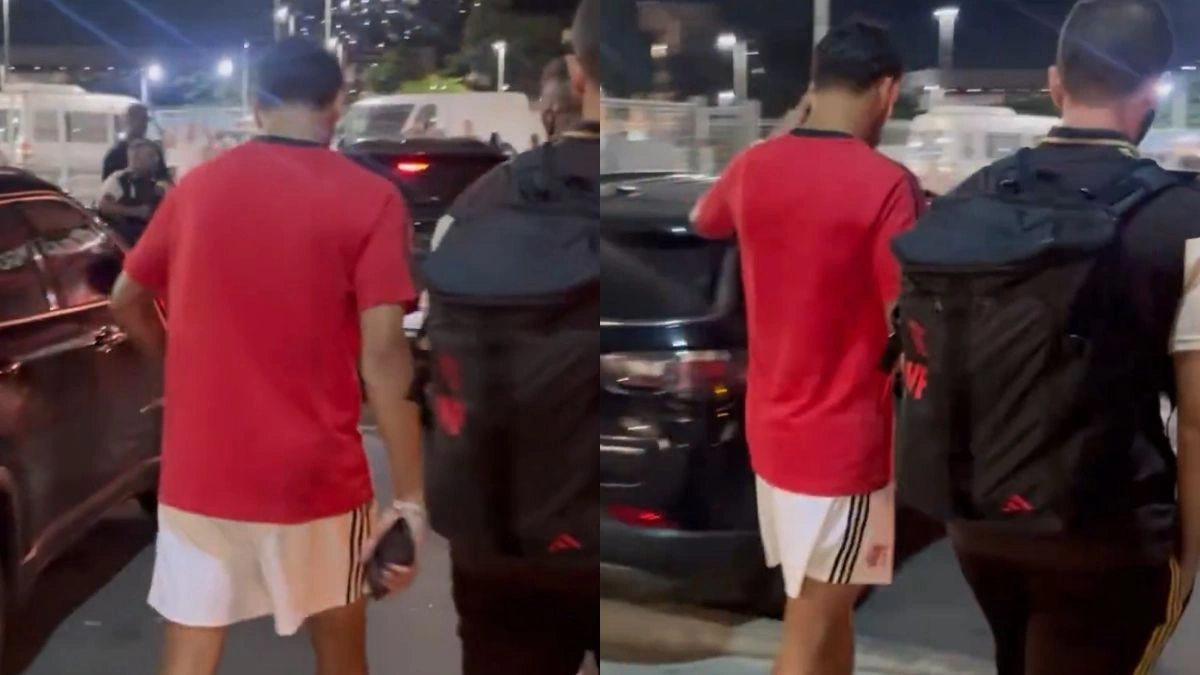 Lucas Paquetá chama atenção com proteção ‘diferente’ na perna após jogo do Flamengo