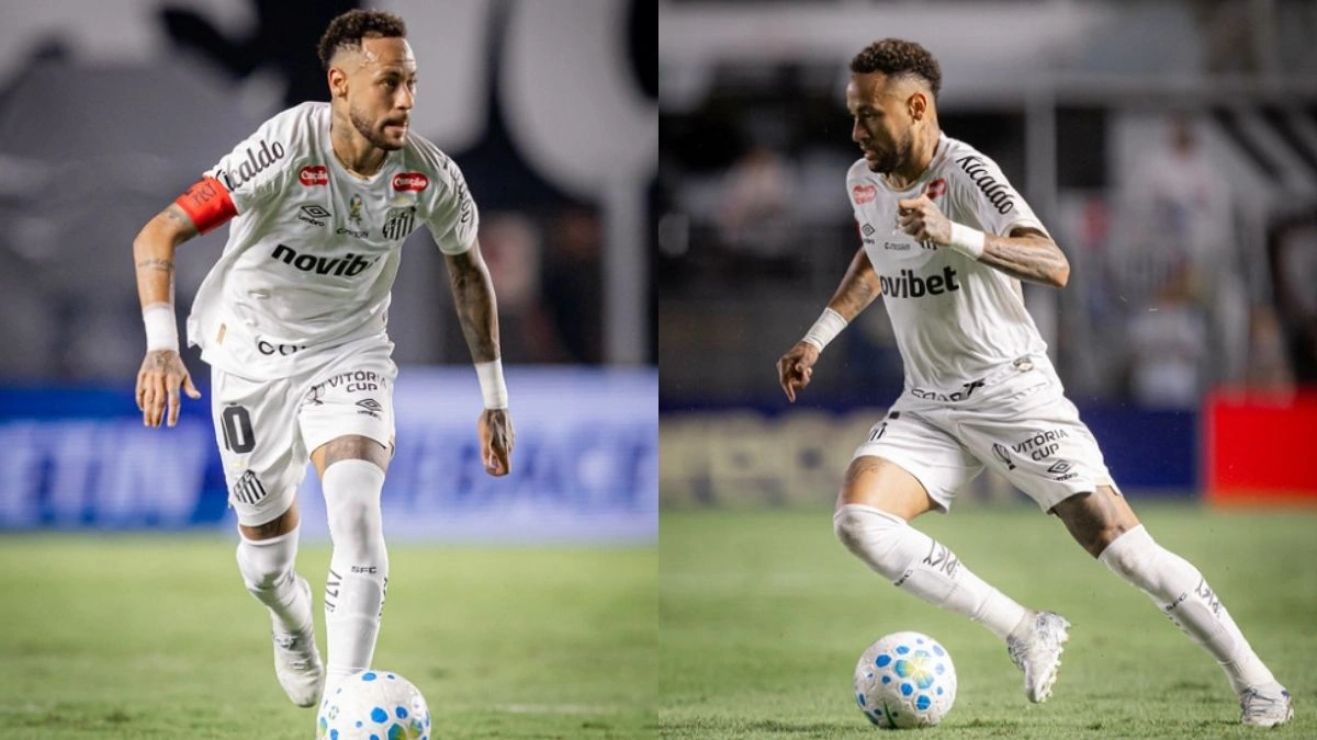 Neymar chora após suspensão de jogo do Flamengo x Santos