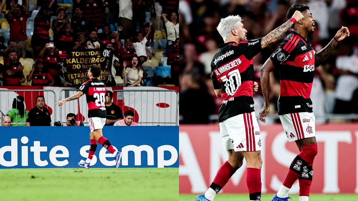 Paquetá se declara à dupla do Flamengo após vitória na Libertadores