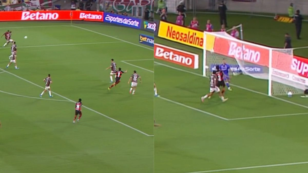 Pedro anota 'doblete' de peito e marca 2º gol do Flamengo