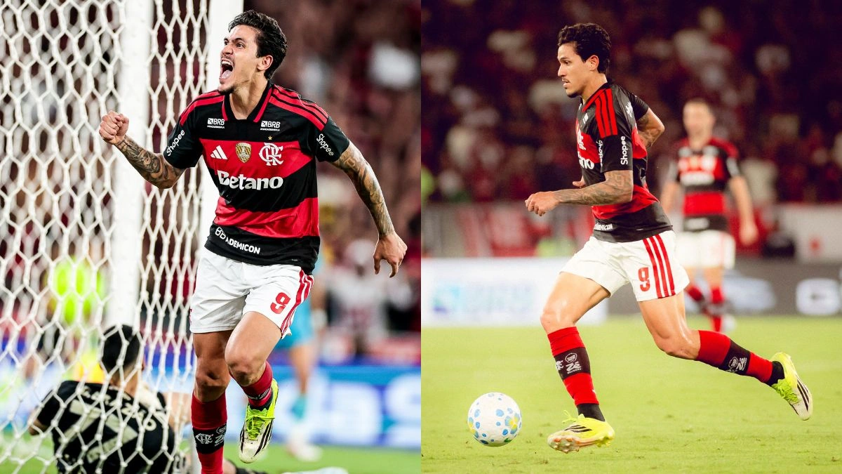 Pedro comemora marca no Flamengo após igualar recorde de Gabigol