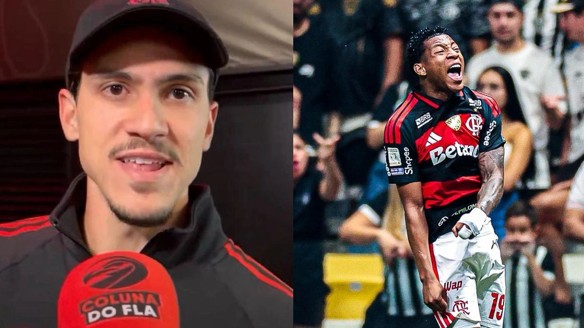 Pedro destaca 'alívio' de Plata com gol contra o Atlético-MG e ressalta obrigações do setor ofensivo do Flamengo