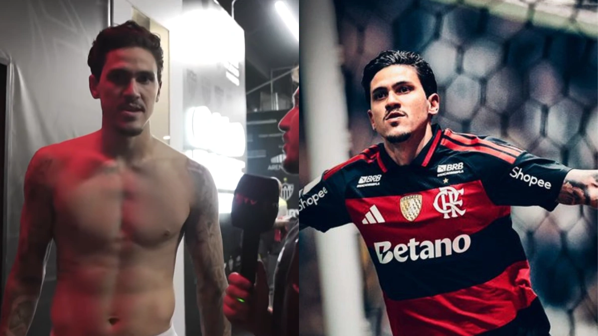 Pedro explica como gramado do Atlético-MG beneficiou Flamengo na goleada