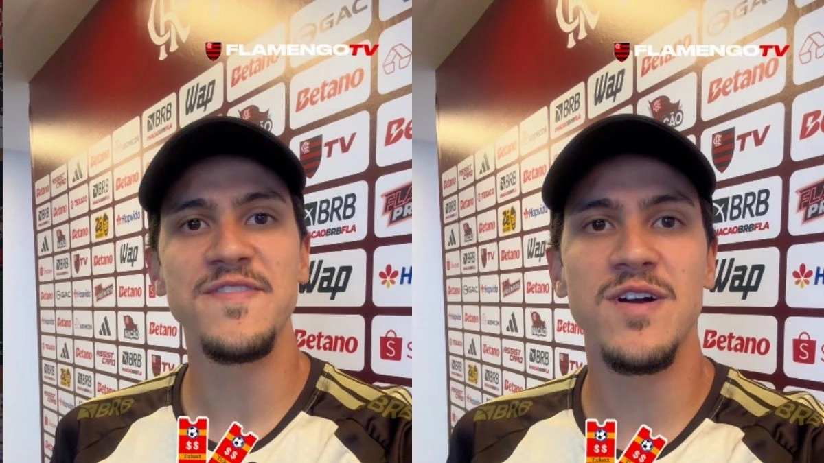 Pedro manda recado para torcida do Flamengo e faz convocação importante