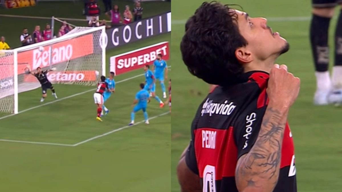 Pedro marca gol e faz Flamengo 1 x 1 Santos