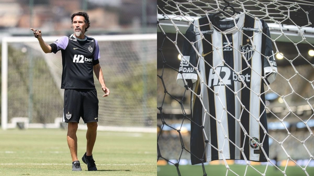 Técnico do Atlético-MG revela planos para jogo contra o Flamengo após pressão da torcida