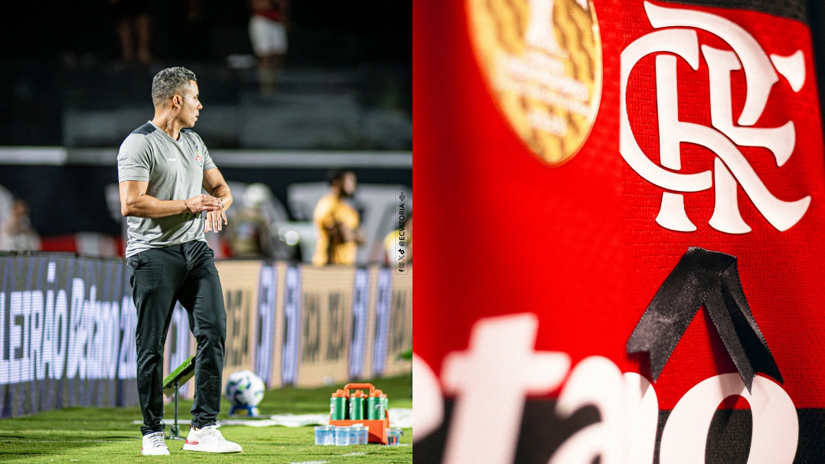 Técnico do Vitória 'culpa' sorteio antes de jogo contra o Flamengo na Copa do Brasil
