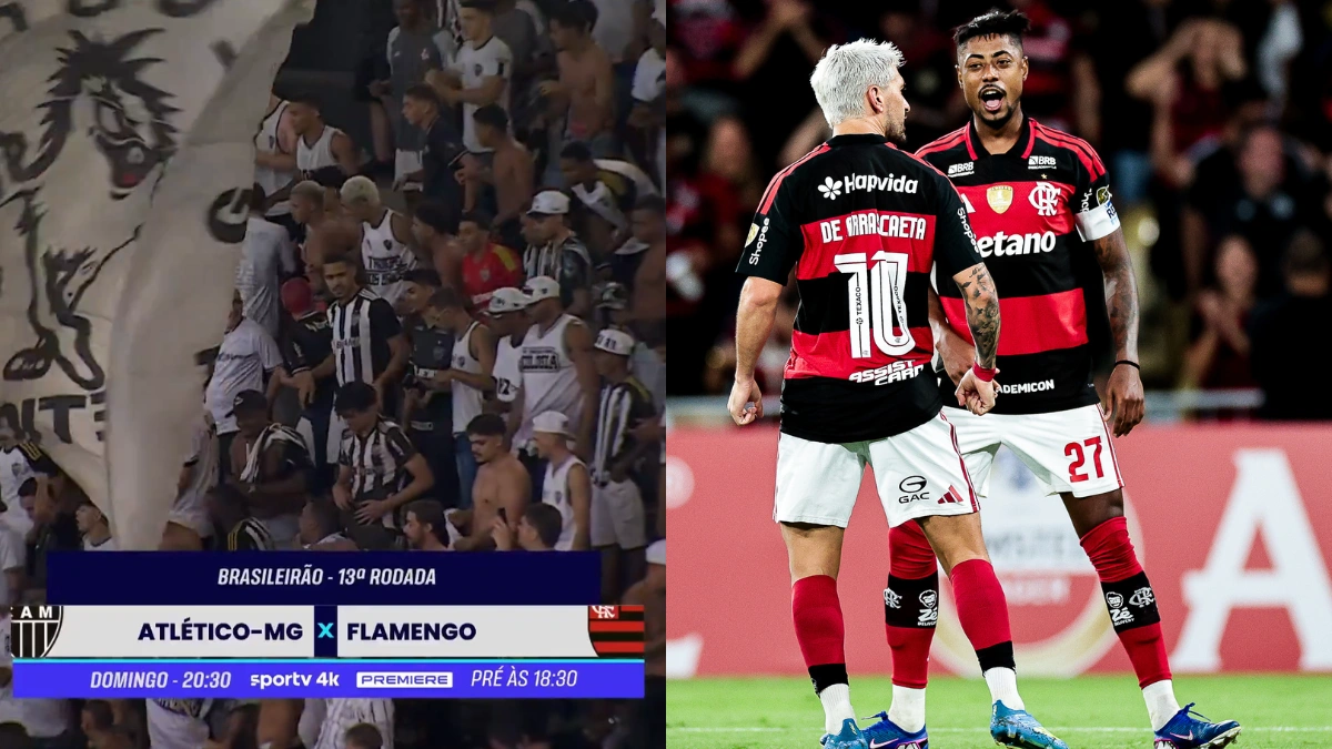 Torcedores do Atlético-MG ameaçam Flamengo após vitória sobre Ceará