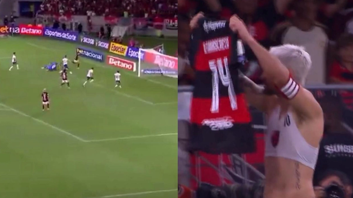 VÍDEO | Com assistência de Pedro, Arrascaeta marca 1º gol do Flamengo contra o Bahia