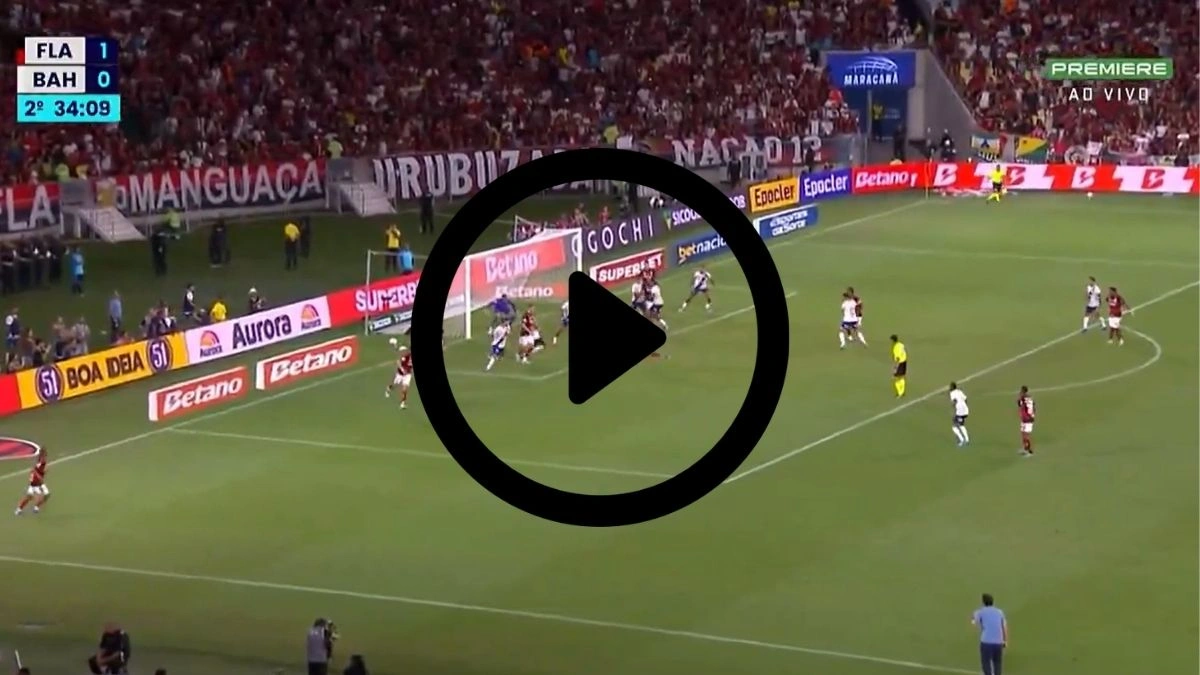 VÍDEO | Lucas Paquetá marca, e Flamengo faz 2 a 0 no Bahia