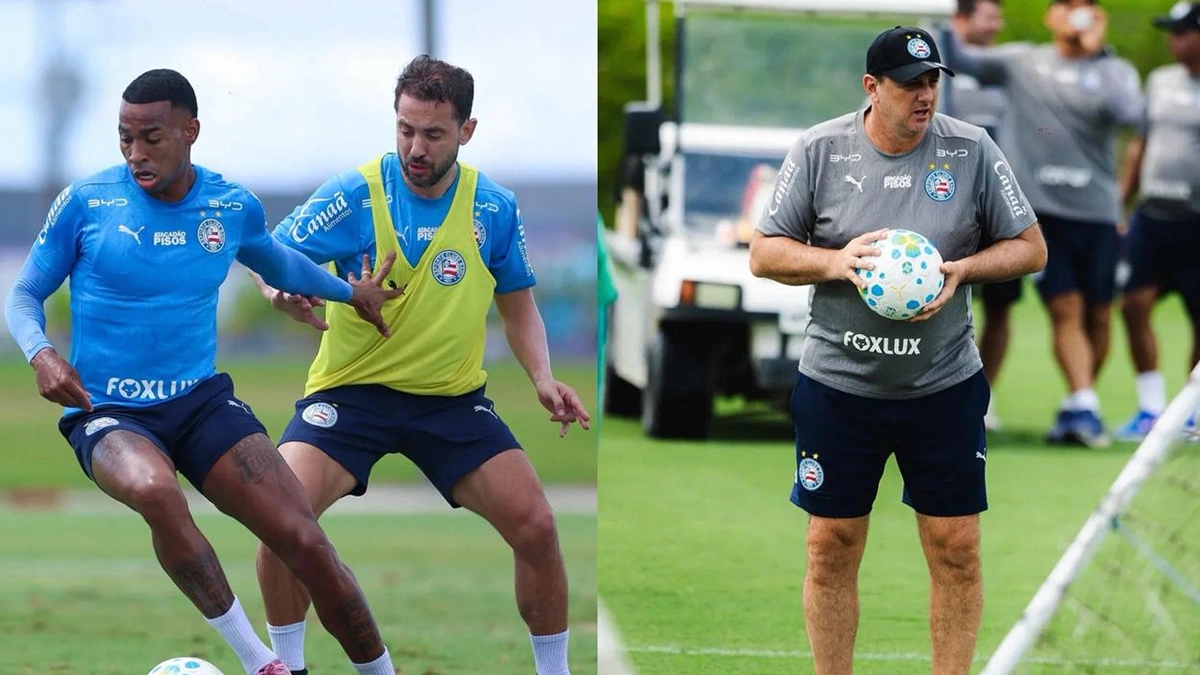 Veja provável escalação do Bahia para jogo contra o Flamengo hoje, pelo Brasileirão
