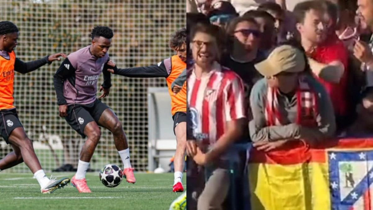 Vini Jr é alvo de ofensas racistas em jogo do Atlético x Barcelona