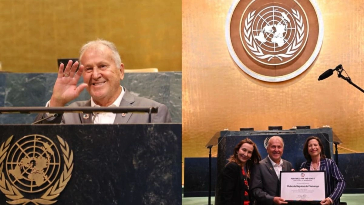 Zico é recebido pela ONU, e Flamengo avança por reconhecimento