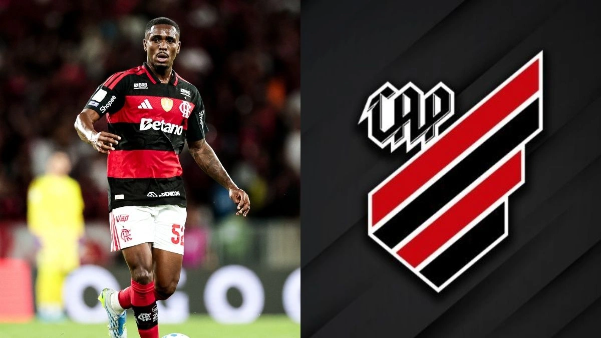 Evertton Araújo leva cartão e está fora de jogo do Flamengo x Athletico-PR, pelo Brasileirão