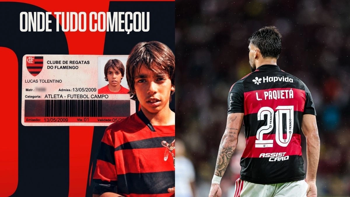 Flamengo faz homenagem para Lucas Paquetá e movimenta a web