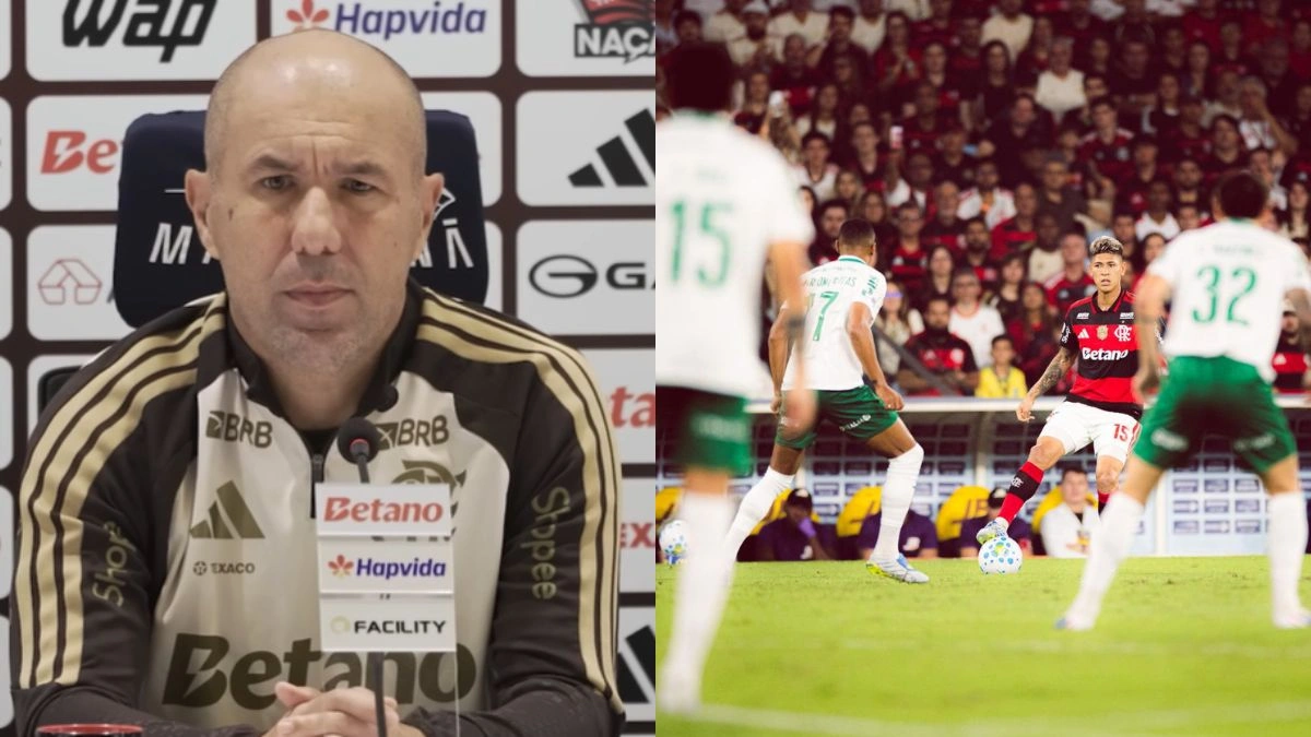 Jardim 'perde a linha' com arbitragem após jogo do Flamengo x Palmeiras