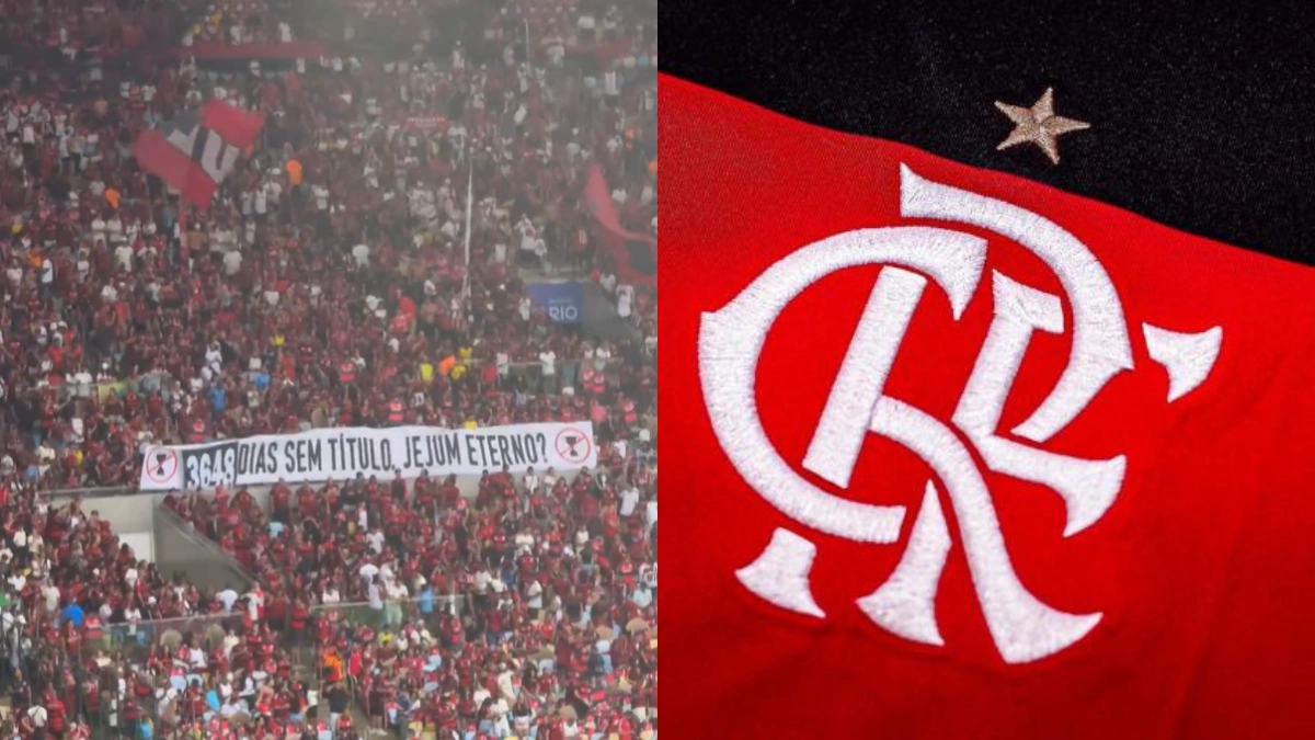 “Jejum eterno?”: torcedores do Flamengo provocam Vasco no Maracanã