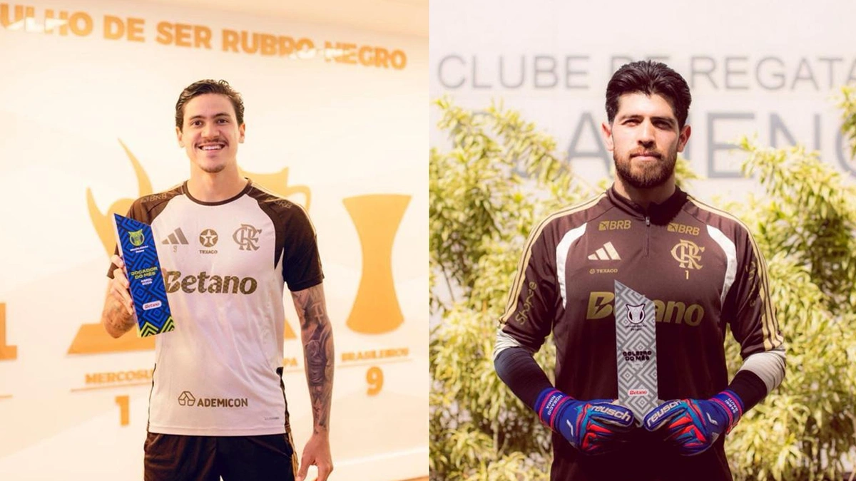 Melhores de abril: Pedro e Rossi garantem 'dobradinha' do Flamengo em eleição do Brasileirão