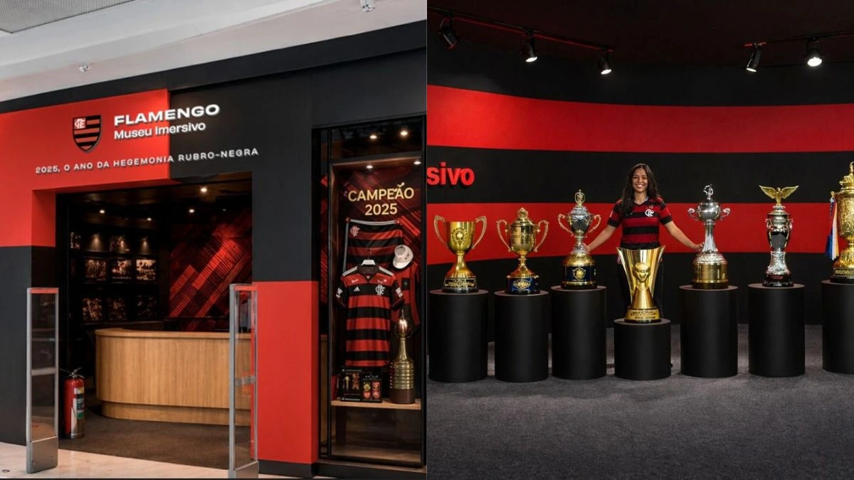 Museu Flamengo reúne pela primeira e única vez as 7 taças conquistadas em 2025 em exposição inédita