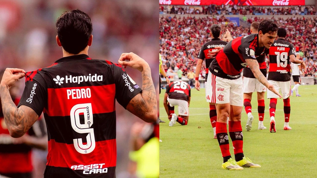 Pedro assume artilharia do Brasileirão após golaço em jogo do Flamengo x Vasco