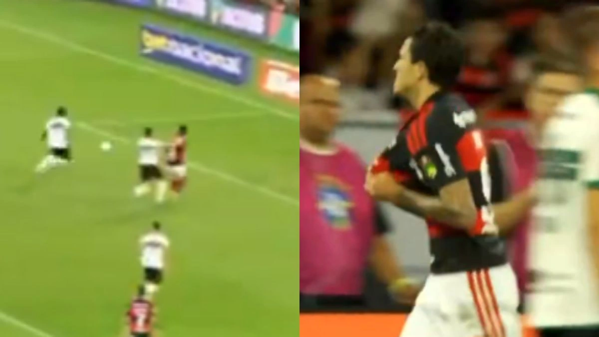 Pedro marca 2º gol do Flamengo contra o Coritiba