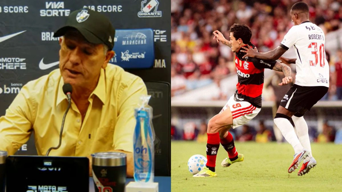 Renato Gaúcho se 'emociona' após empate em jogo do Flamengo x Vasco