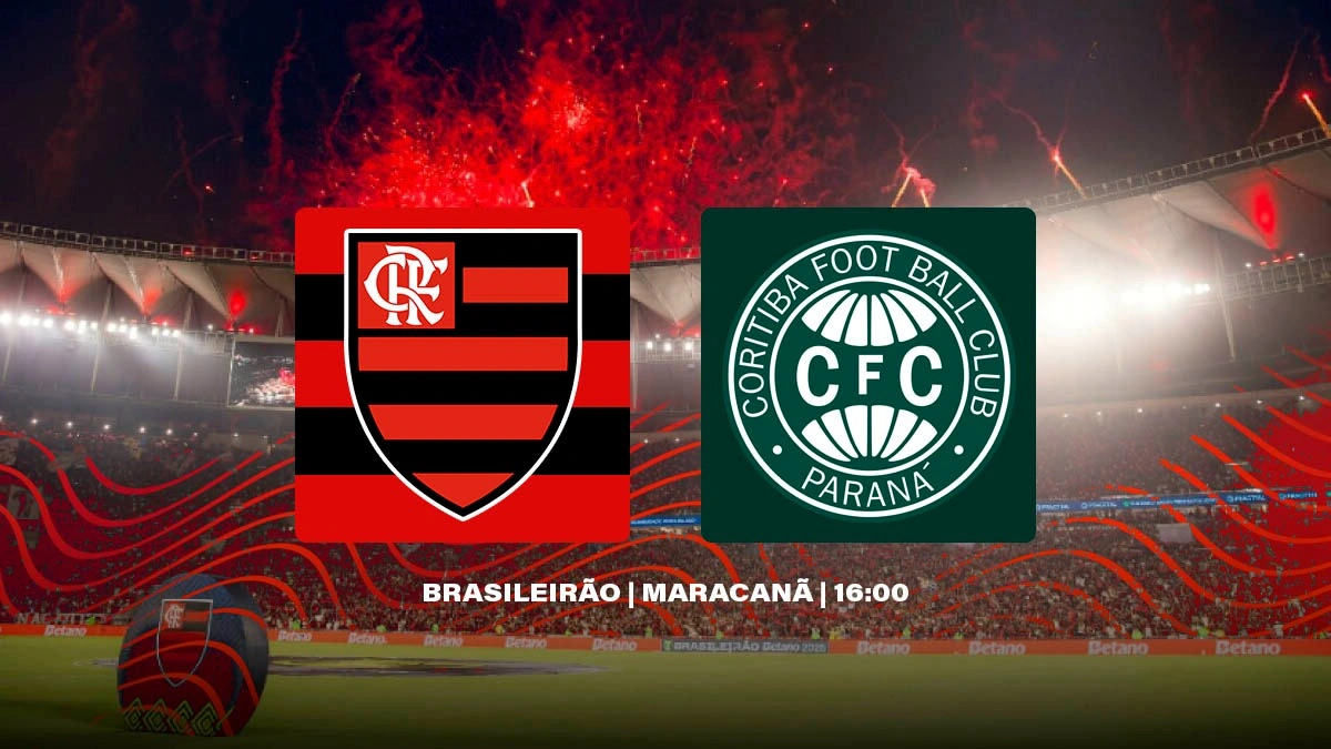 Saiba onde assistir ao jogo do Flamengo x Coritiba