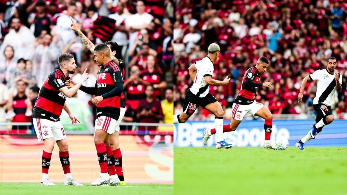 Samuel Lino admite frustração com resultado em jogo do Flamengo x Vasco