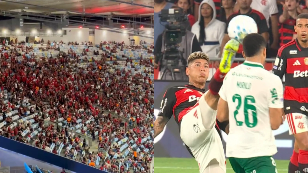 Vídeo flagra ataque de torcedores a Carrascal em jogo do Flamengo x Cusco