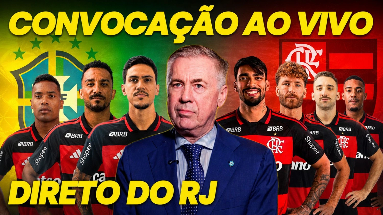 assista à convocação da Seleção Brasileira para a Copa do Mundo