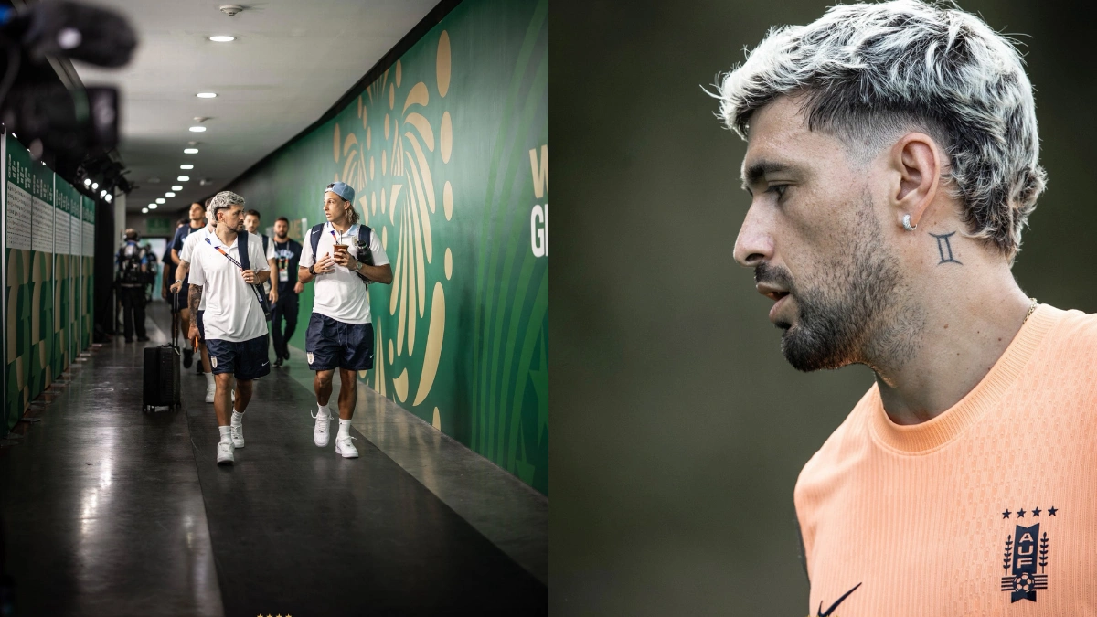 Arrascaeta manda recado a profissional após eliminação do Uruguai na Copa do Mundo