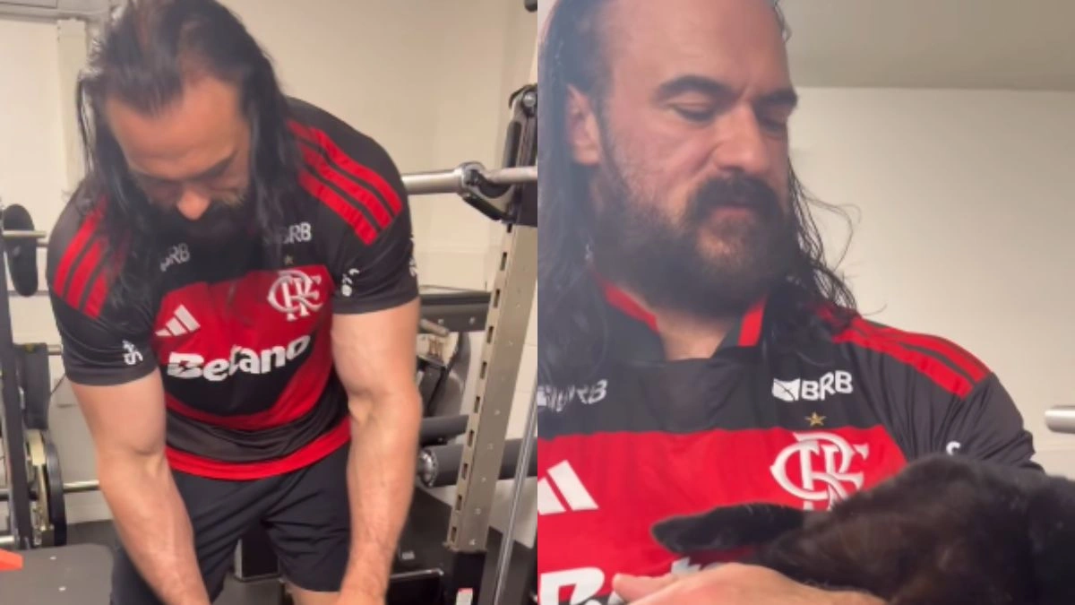 Astro da WWE aparece em vídeo com camisa do Flamengo